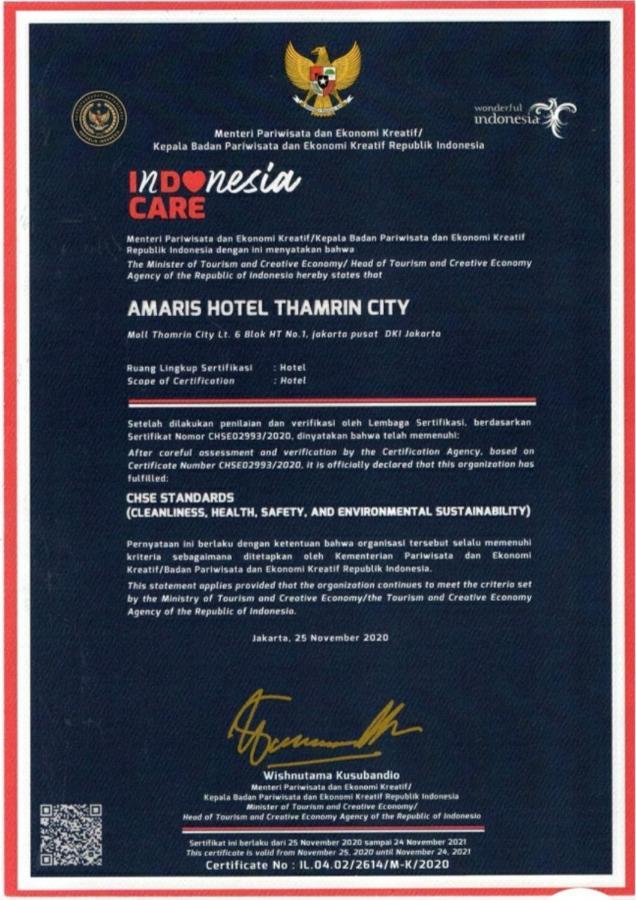 Amaris Hotel Thamrin City Giacarta Esterno foto